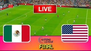 MEXICO vs USA  Concacaf Nations League 2024  FINAL  Live Football Match [upl. by Seuguh]