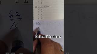 Matematika dasar operasi pecahan maths matematika matematikadasar [upl. by Helgeson]