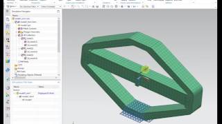 OOFELIEMultiphysics piezoelectric feature from within NX CAE modal [upl. by Yakcm]