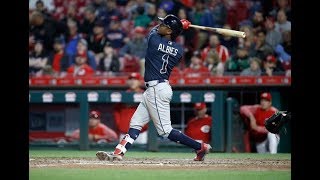 Ozzie Albies Swing Mechanics [upl. by Annawik]