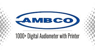 Ambco 1000 Digital Audiometer With Printer · Medical Equipment Sales amp Repair [upl. by Ecreip]