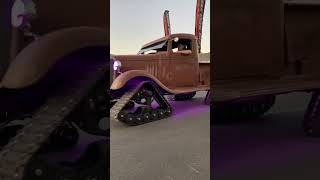 1935 Chevy Pickup Chevy Chop on Tracks Quake LEDs Freak Show Build [upl. by Evangelia]