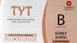 Palme güney serisi tyt 4  Biyoloji çözümleri [upl. by Campman]