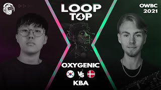 OXYGENIC vs KBA  Loopstation Battle  Online World Beatbox Championship 2021  Semifinal [upl. by Sarette]