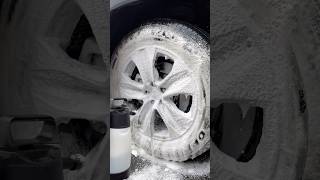 Ultra Foamy ASMR Wheel Clean satisfyingdetail asmrcleaning cleaningsounds detailing [upl. by Naeloj957]