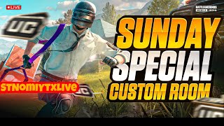 SUNDAY SPECIAL LIVE PUBG MOBILE WOW CUSTOM ROOM 🔥 [upl. by Inga501]