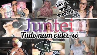 LOVITO ❤️ MINHA BIBLIOTECA CATÓLICA E COMPRINHAS DA SHOPEE 🎉 TUDO JUNTO NUM VÍDEO SÓ 😁 PACOTINHOS 😃 [upl. by Beaufert]