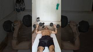 Flat Bench Press Workout exercise workout gym shortvideo [upl. by Wagstaff]