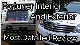 Toyota Fortuner Full Interior And Exterior Detailed View  2013 Model Fulltime 4WD 4X4 [upl. by Yntirb]