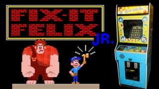 FixIt Felix Jr Arcade Game Disneys WreckIt Ralph Game [upl. by Ynot]