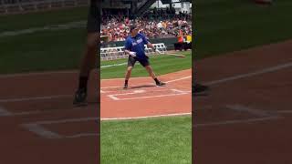 Trey Hendrickson takes his rips Saturday at Logan Wilson HR Derby [upl. by Aicekan]