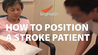 How To Position A Stroke Patient [upl. by Alikam39]