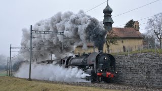 141R568  Train au Pays des TroisLacs  11 mars 2023 [upl. by Cullan]