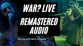 WAR Live Remastered Audio  AI  Reading Festival 2003  System of a Down [upl. by Jaimie614]