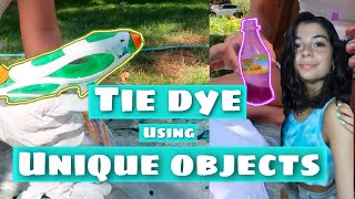 5 UNIQUE Ways to TIE DYE that YOU Dont Know about DIY RissaGrillo [upl. by Domini]