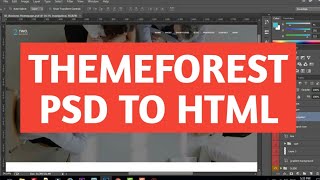 Themeforest PSD to HTML Tutorial Part 1 [upl. by Olli]