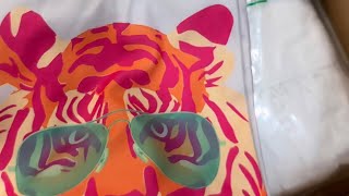 Amazon box of the day unboxing inspiration ideas ￼ Tiger Pillow Cases Pink [upl. by Esenej]