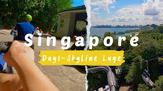 4 Days in SINGAPORE  Slide With LUGE amp Fly with SKYLINE at SENTOSA ISLAND [upl. by Shull]