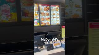 McDonald’s Phillipines 🇵🇭 automobile butuancity mcdonalds food [upl. by Jovitah]