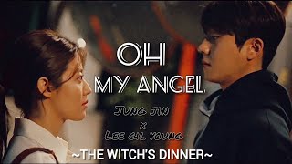 Jung jin × Lee gil young 💕  Oh My Angel  The witchs diner MV [upl. by Deutsch]