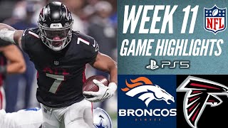 Atlanta Falcons vs Denver Broncos  NFL Week 11 Full Highlights [upl. by Clothilde]