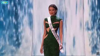 Miss Universe 2023 Philippines bet Michelle Marquez Dee evening gown preliminary competition [upl. by Ongun]