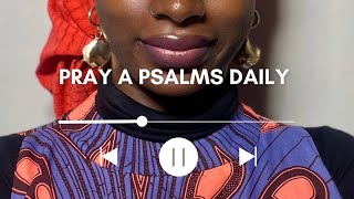 Pray a Psalms Daily  Psalms 391213 prayingapsalmdaily prayapsalmsdaily psalms39 [upl. by Hartzke]