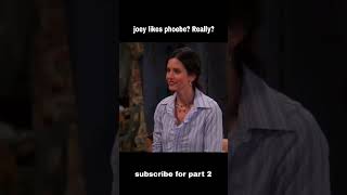 Poor Joey is confused between Rachel and phoebe 🤕 friends movie video joey phoebe [upl. by Htir]