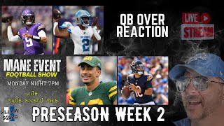 Mane Event Football Show Preseason Week 2 OB Over Reaction [upl. by Aihpos]