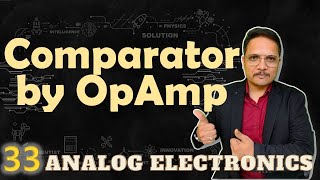 Comparator using OpAmp Basics Working amp Waveforms  Inverting NonInverting amp Window Comparator [upl. by Ivanah]