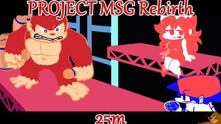 FNF MOD Nintendo Friday Night Funkin PROJECT MSG Rebirth  Donkey Kong vs BF  25m [upl. by Calla693]