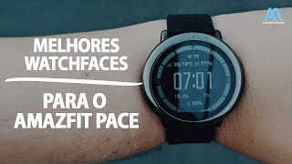 MELHORES WATCHFACES PARA O AMAZFIT PACE ⌚ [upl. by Ahtnama]