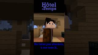 Hôtel du Temps  Extrait  Le Premier Client shorts minecraft scenario hoteldutemps [upl. by Samy]