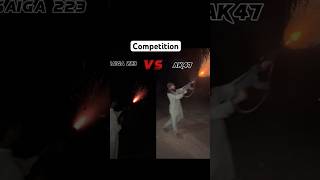 The Great Debate AK47 vs Saiga 223 in Firing Competition ak47 saiga firingstatus shorts [upl. by Denni]