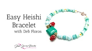 Easy DIY Heishi Bracelet with Deb Floros [upl. by Lazaro]