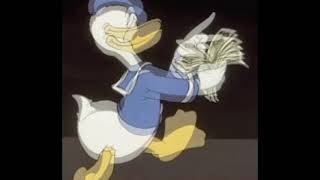 Donald Duck counting money Syncing audio with GIF [upl. by Yanehc320]