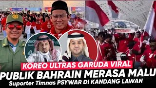 Bendera Terbesar Indonesia Bentangkan Di Stadion Bahrain Media Bahrain Merasa Di Permalukan Indo [upl. by Alitta]