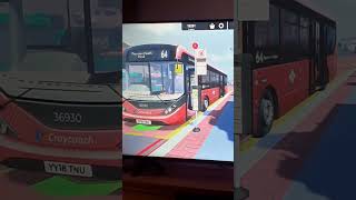 64 terminating at Thornton Heath Pond on Croycoach E200 MMC in Roblox Croydon [upl. by Theona]