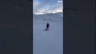 Free skiing with our Tana Dénériaz 🇫🇷 in Stubai weareskiing sheskis atomic [upl. by Hertz185]