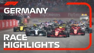 2018 German Grand Prix Race Highlights [upl. by Mw]