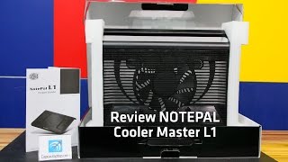 Review Cooler Master Notepal L1 đế tản nhiệt laptop  Capcuulaptopcom [upl. by Nwahsirhc]