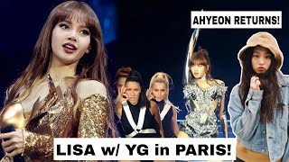 BlackPink w YG dancers in France Knetizens happy reaction on Ahyeons return in BabyMonster [upl. by Zaccaria234]