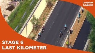 Last kilometer  Stage 6  Critérium du Dauphiné 2017 [upl. by Nesyla]