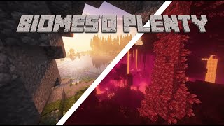 Minecraft Edit BiomesO Plenty [upl. by Aianat]