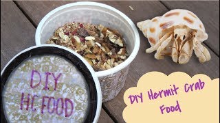 DIY Dry Hermit Crab Food [upl. by Affrica]