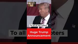 Big Trump Announcement [upl. by Eenahs]