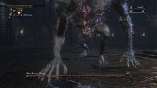 PS5 Bloodborne Bloodletting Beast Lower Pthumerian Labyrinth [upl. by Ahsinrad]