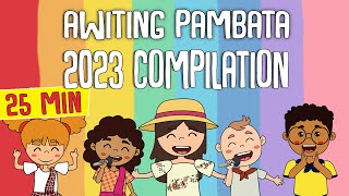 AWITING PAMBATA 2023 COMPILATION WITH LYRICS  Animated Filipino Nursery Rhyme  Muni Muni TV PH [upl. by Affer975]