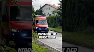 🚑 Wann kommt der Rettungswagen❓ feuerwehr rettungsdienst rettungswagen [upl. by Anelam]