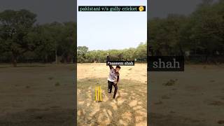 Gully cricket is on another level😅 cricket shorts gullycricket [upl. by Eresed]